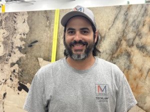 Image is of Moderno Porcelain Works Operations Manager, Henson Gamez.