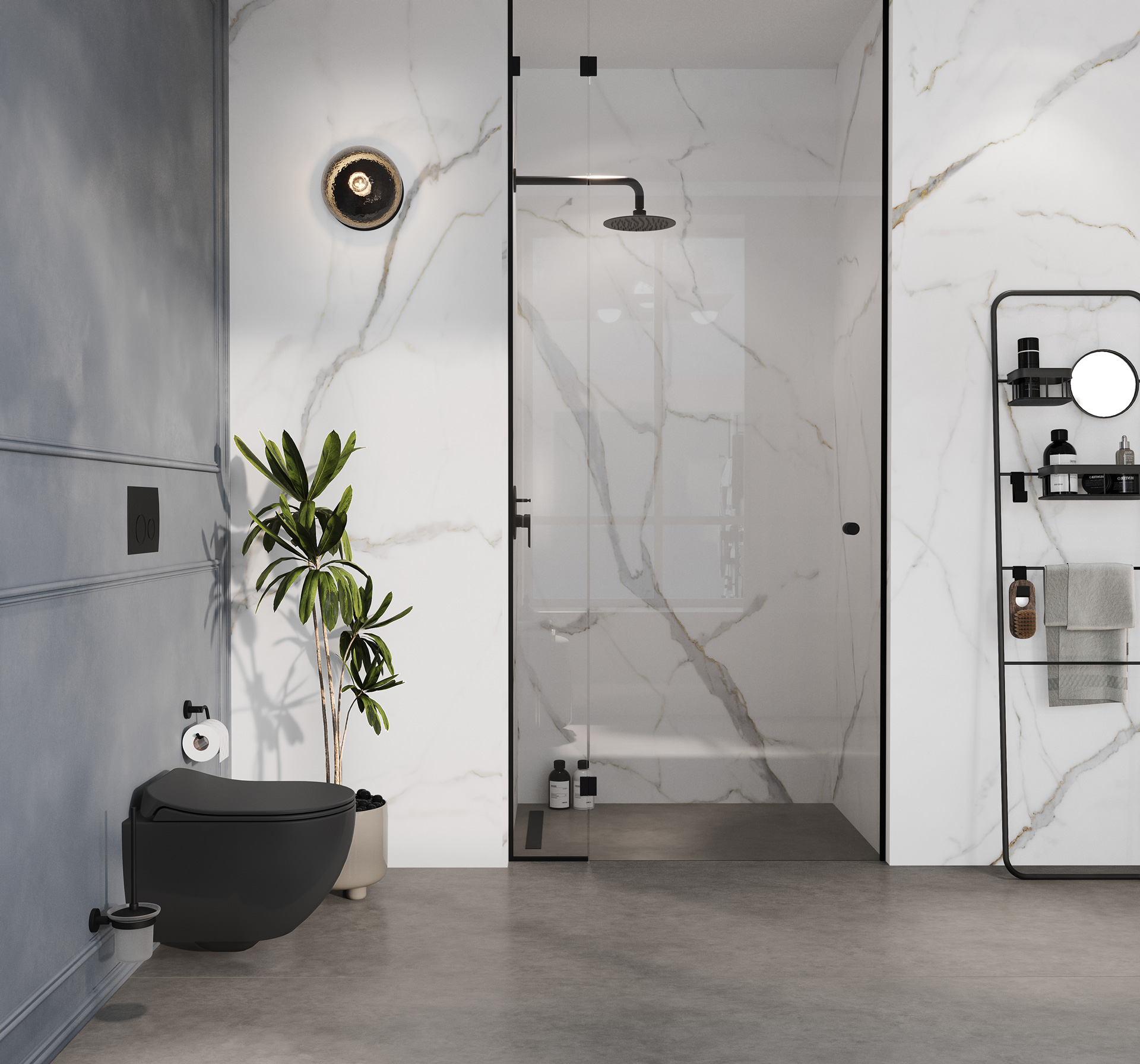 Room Scene Calacatta Unique montecera